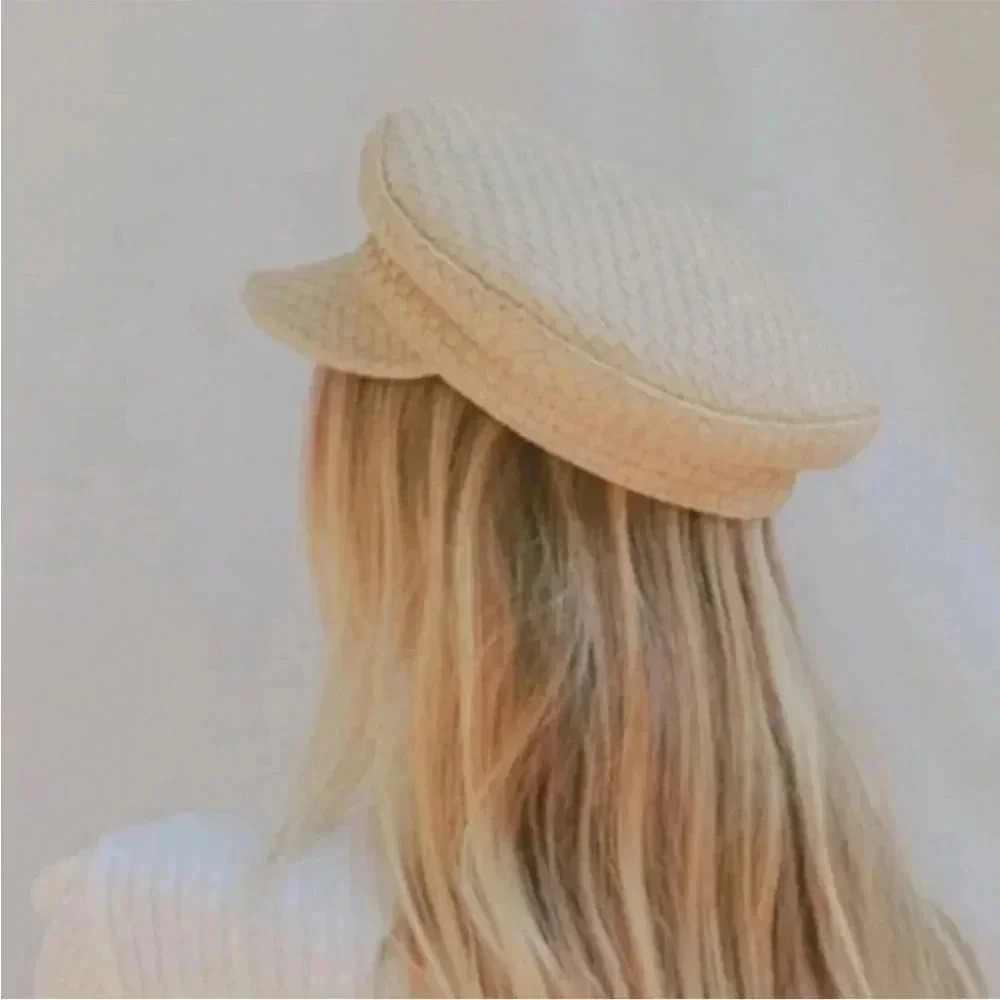 Lack Of Color Cream Woven Hat